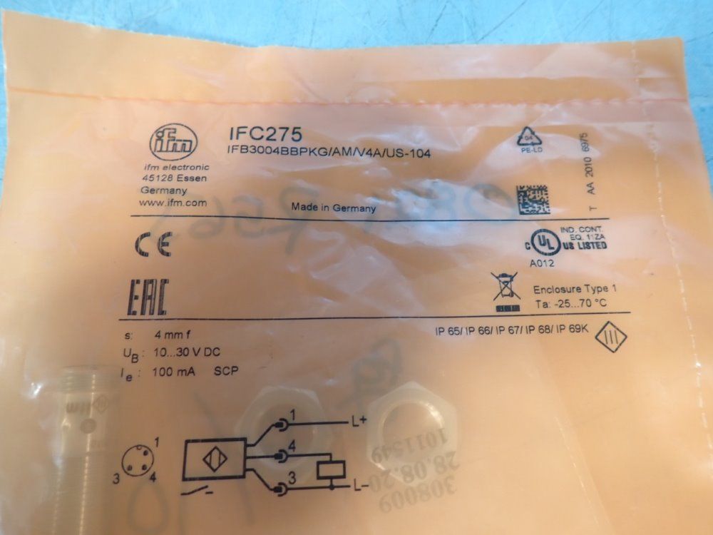 Ifm Inductive Proximity Sensor - Ifc275