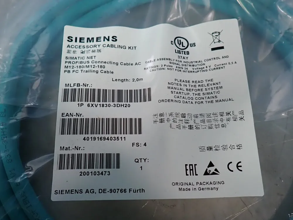 Siemens Accessory Cabling Kit - 6xv1830-3dh20