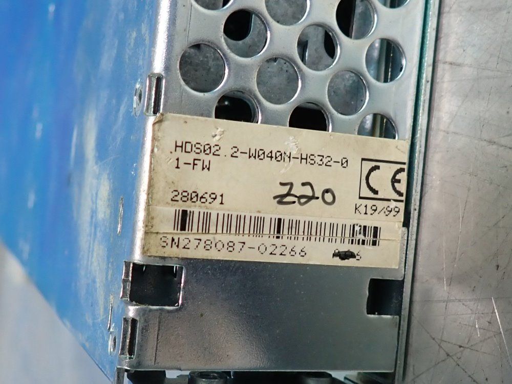 Indramat Amplifier - Hds02.2-w040n-hs32-01-fw