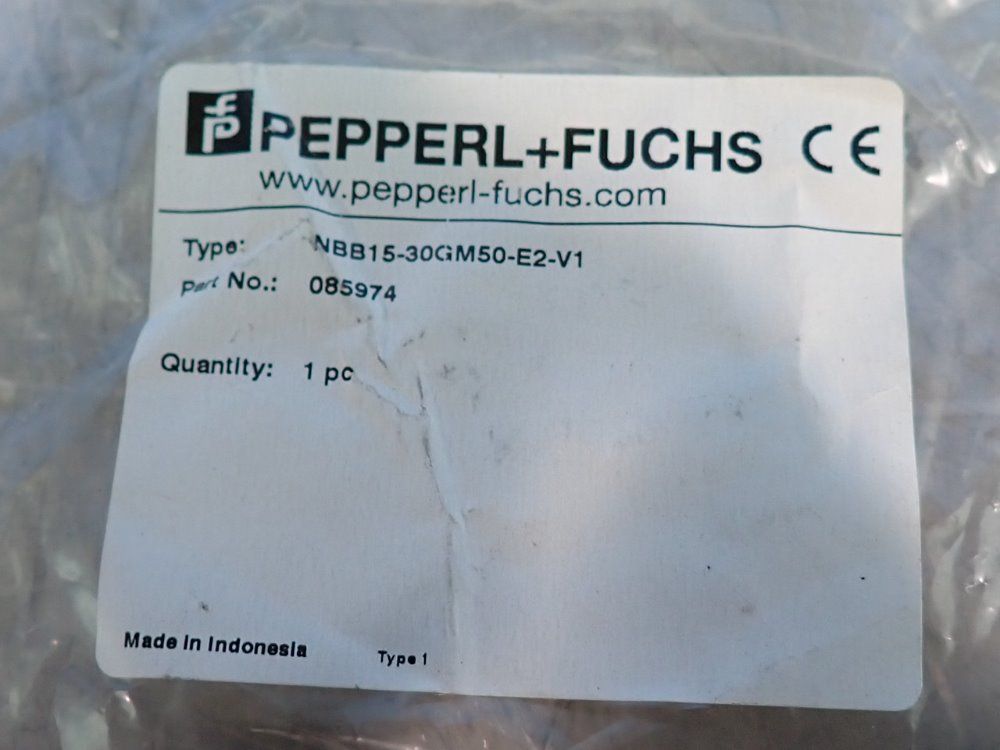 Pepperl + Fuchs Inductive Sensor - Nbb15-30gm50-e2-v1