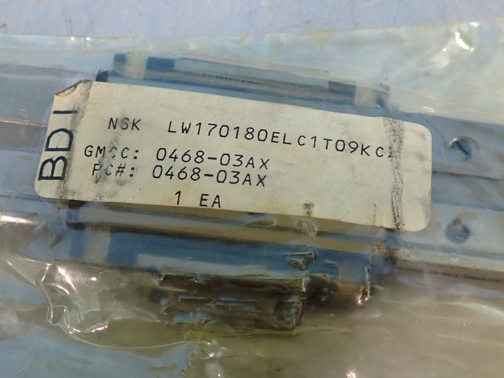 Nsk 7" Lot Of 2 Linear Guide - Lw170180elc1t09kcz