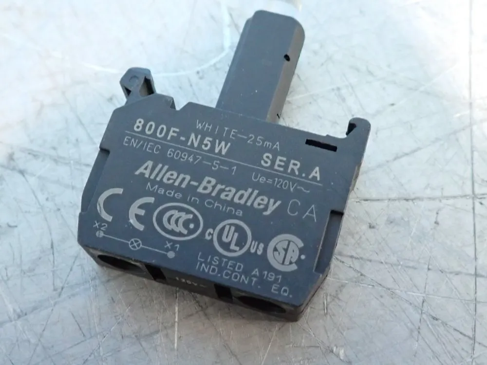 Allen Bradley Lot Of 2 Lamp Modules - 800f-n5w