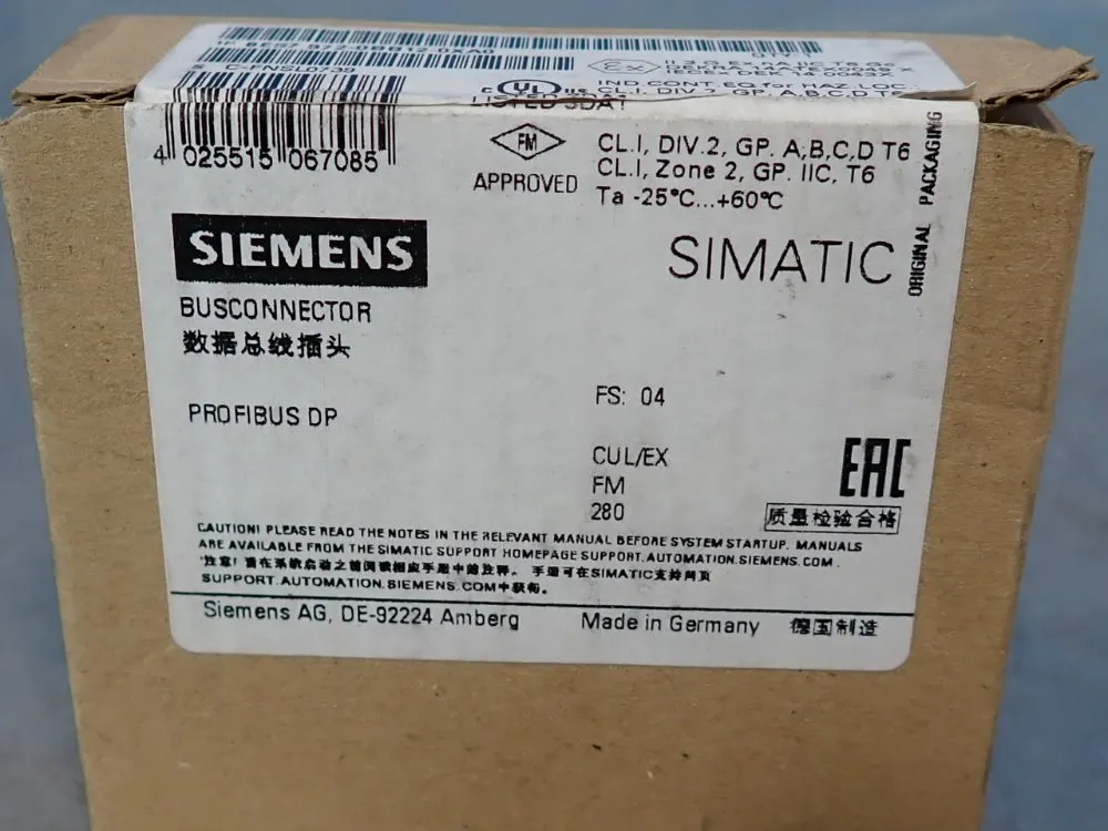 Siemens Bus Connector - 6es7972-0bb12-0xa0