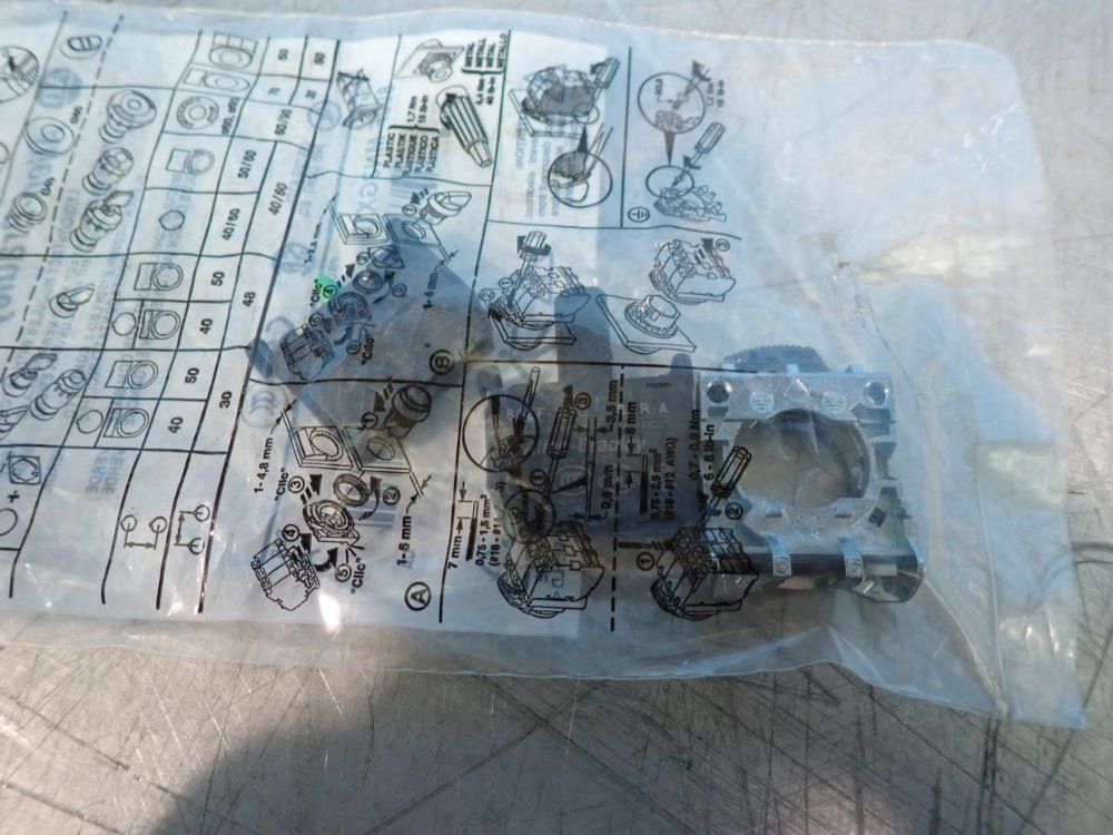 Allen Bradley Lot Of 3 Led Contact Modules W/latch - 800f-mn3gx10