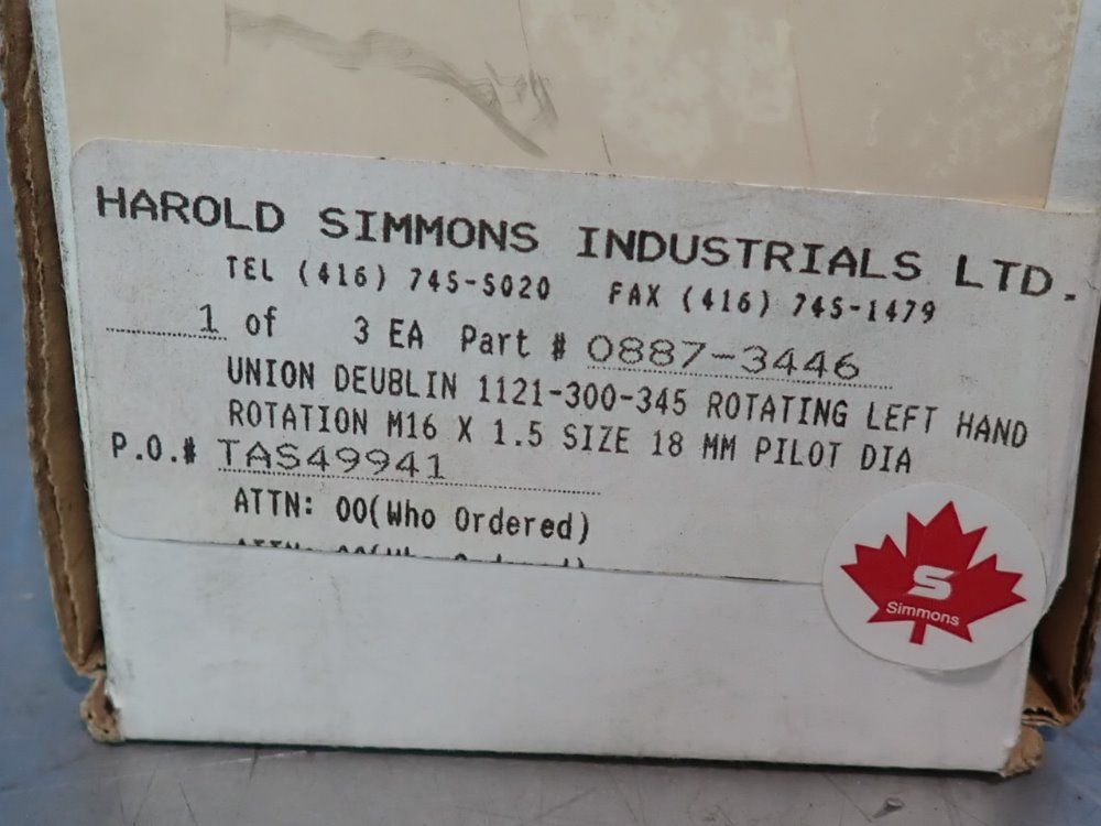 Deublin Rotary Union - 1121-300-345