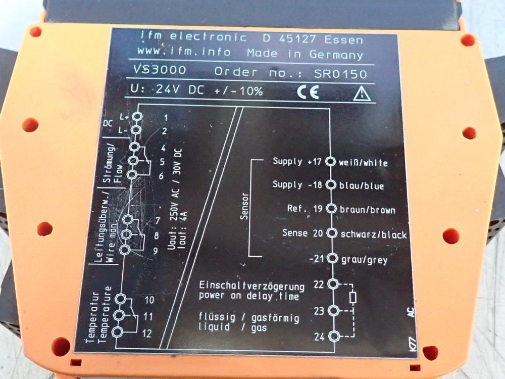 Ifm Electronic Flow Monitor - Sr0150