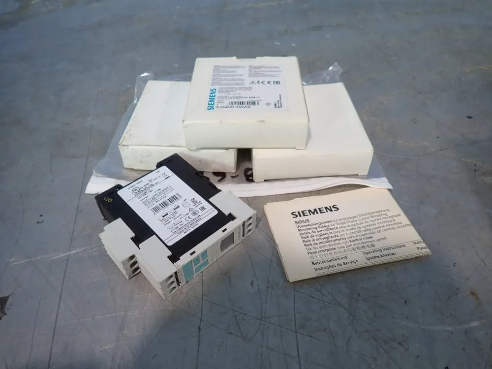 Siemens Lot Of 3 Monitoring Relays - 3ug4622-1aw30