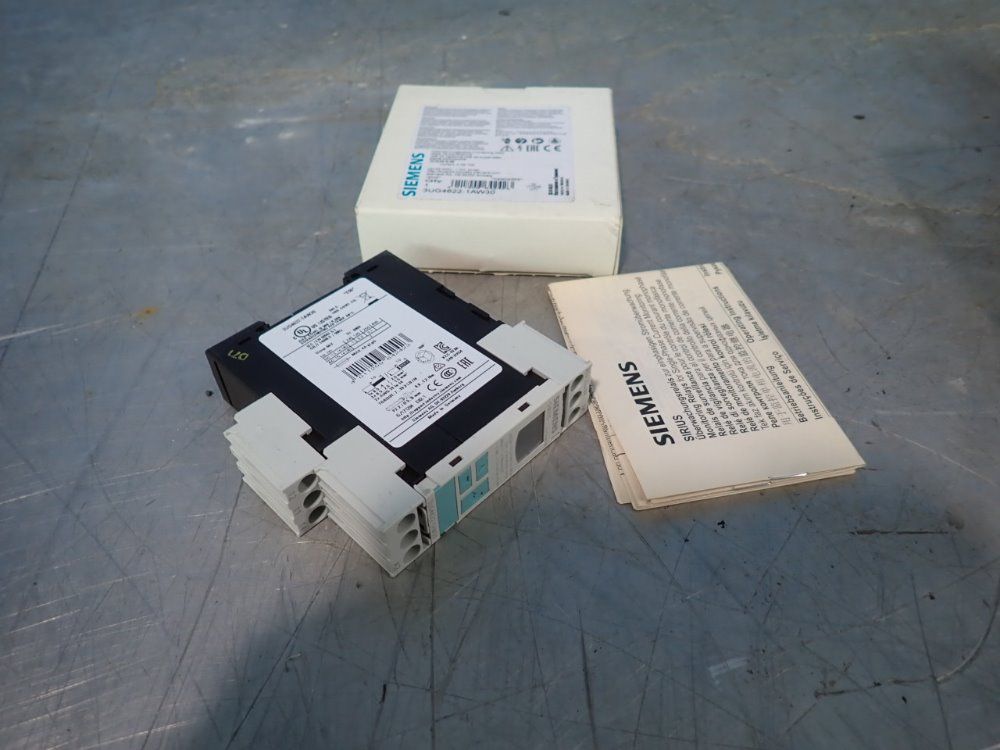Siemens Lot Of 3 Monitoring Relays - 3ug4622-1aw30