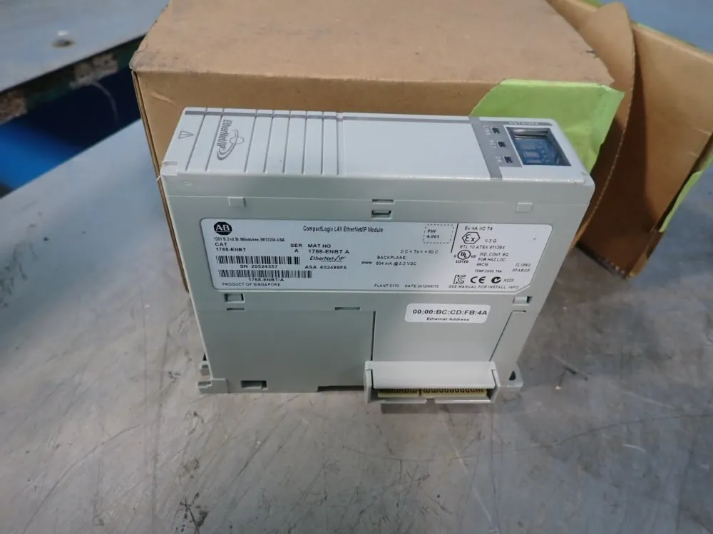 Allen Bradley Ethernet/ip Module - 1768-enbt