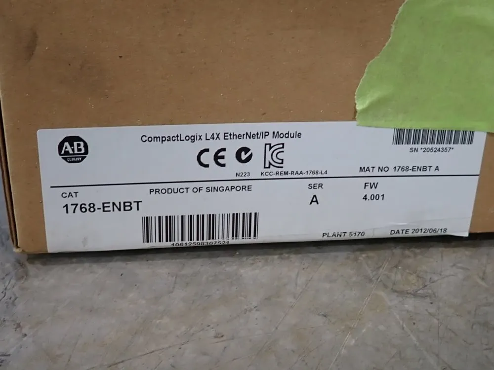 Allen Bradley Ethernet/ip Module - 1768-enbt