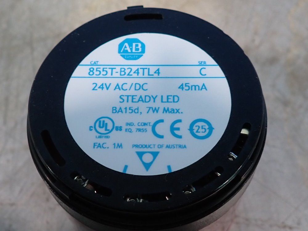 Allen Bradley Signal Led Light - 855t-b24tl4