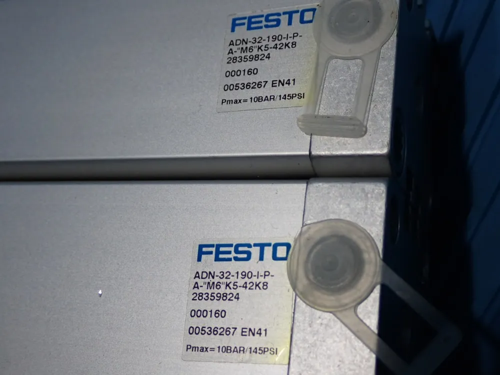 Festo, Smc Compact Cylinder, Compact Guide - Adn-32-190-i-p, Mgpl25tn-125z
