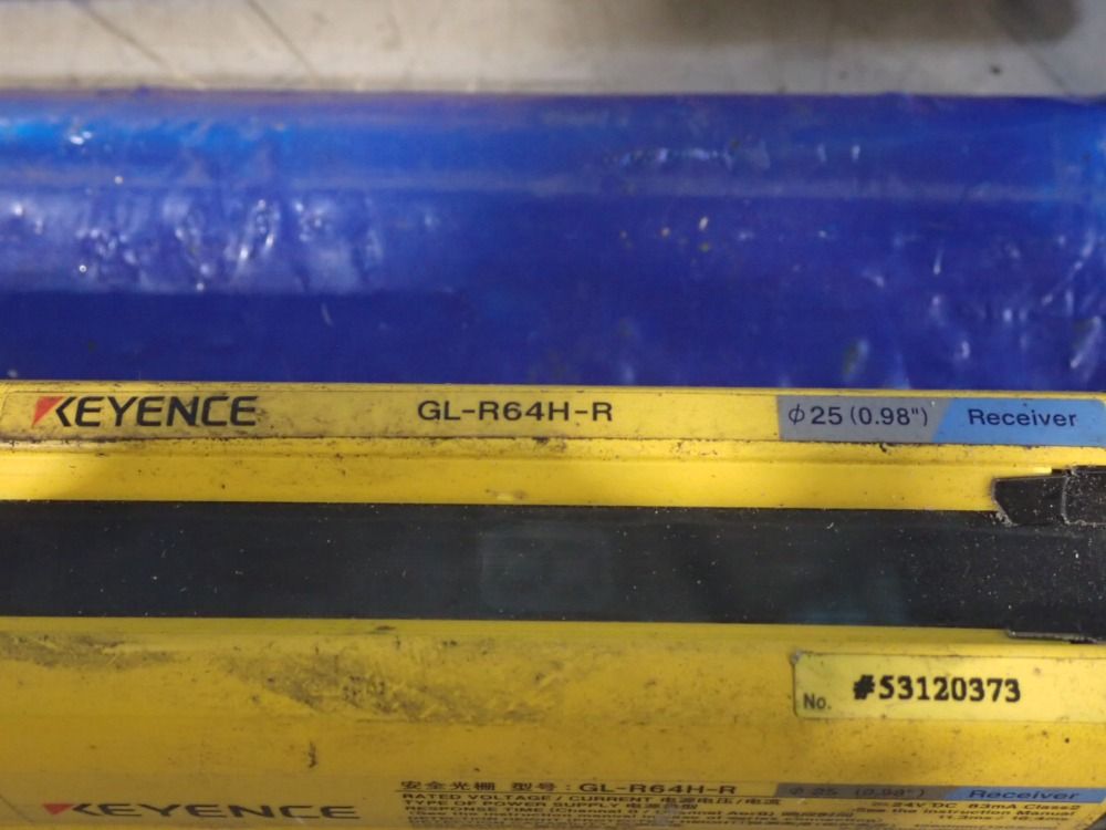 Keyence Transmitter / Reciever - Gl-r64h-t / Gl-r64-r
