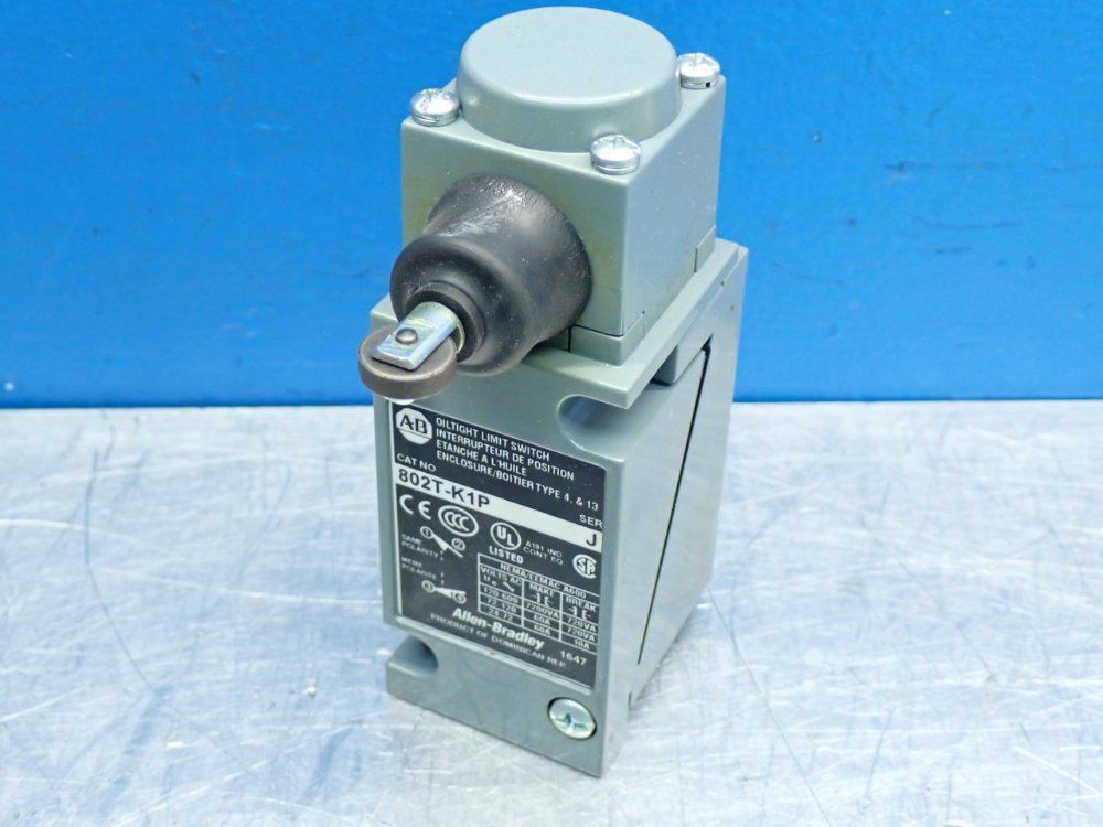 Allen Bradley Plug-in Oiltight Limit Switch Series-h - 802t-k1p