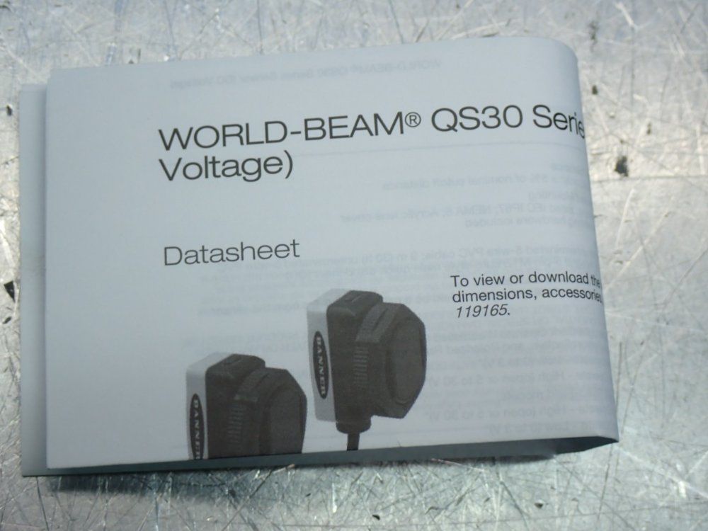 Banner Qs30-series Photoelectric Sensor - Qs30ff200q