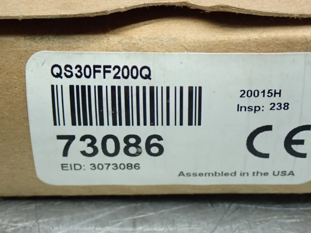 Banner Qs30-series Photoelectric Sensor - Qs30ff200q