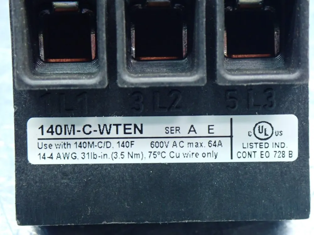 Allen Bradley Bus Bar Feeder Terminal - 140m-c-wten
