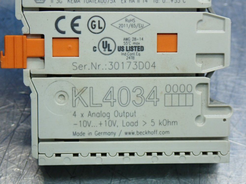 Beckhoff Plc Programming Terminal 4-channel Module - Kl4034