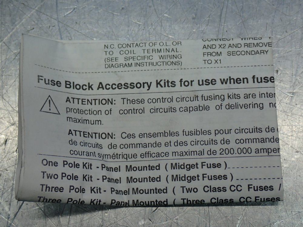 Allen Bradley Eutectic Overload Relay - 592-eutc