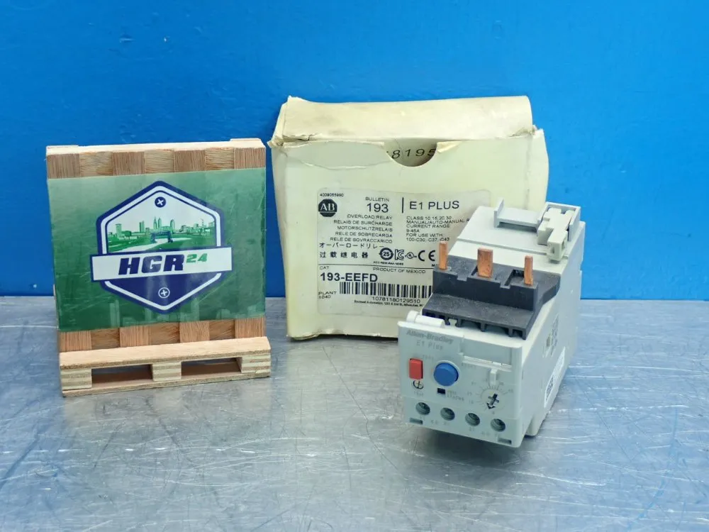 Allen Bradley Adjustable Overload Relay - 193-eefd