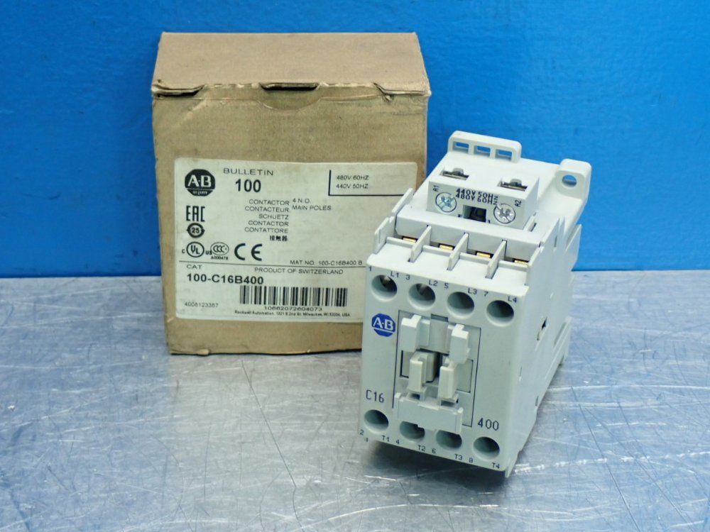 Allen Bradley Contactor Unit - 100-c16b400