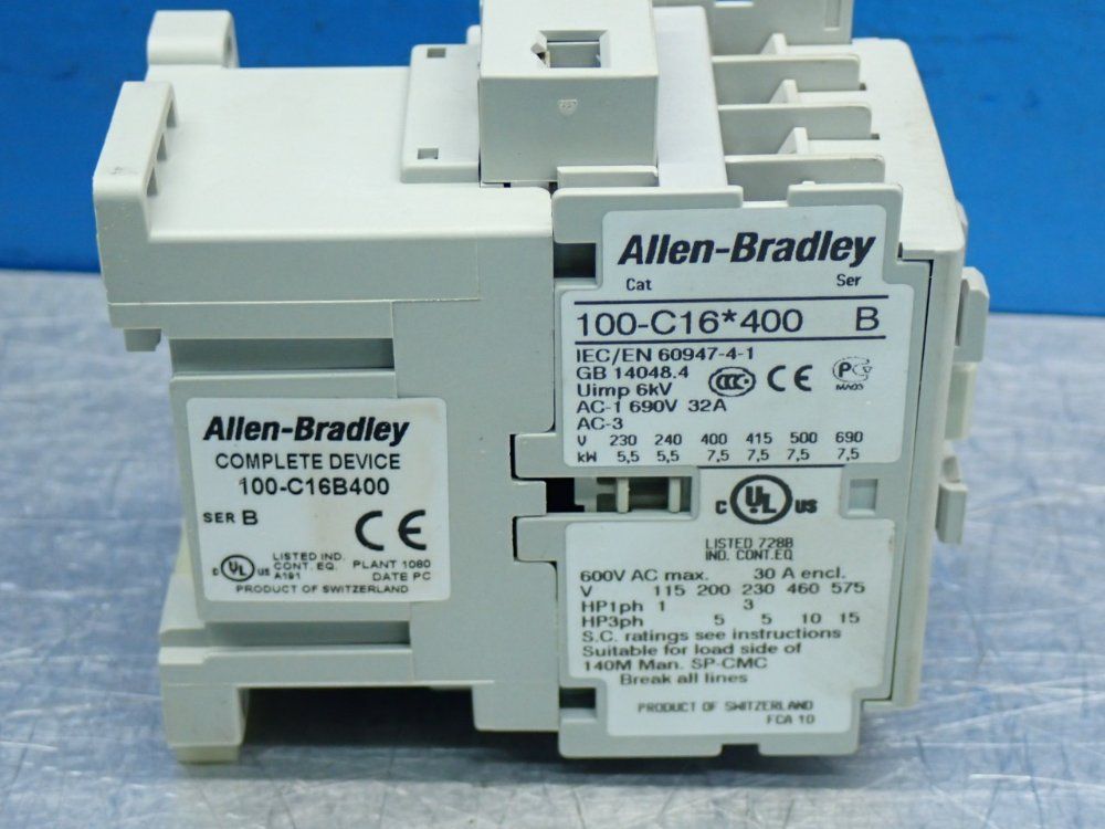 Allen Bradley Contactor Unit - 100-c16b400