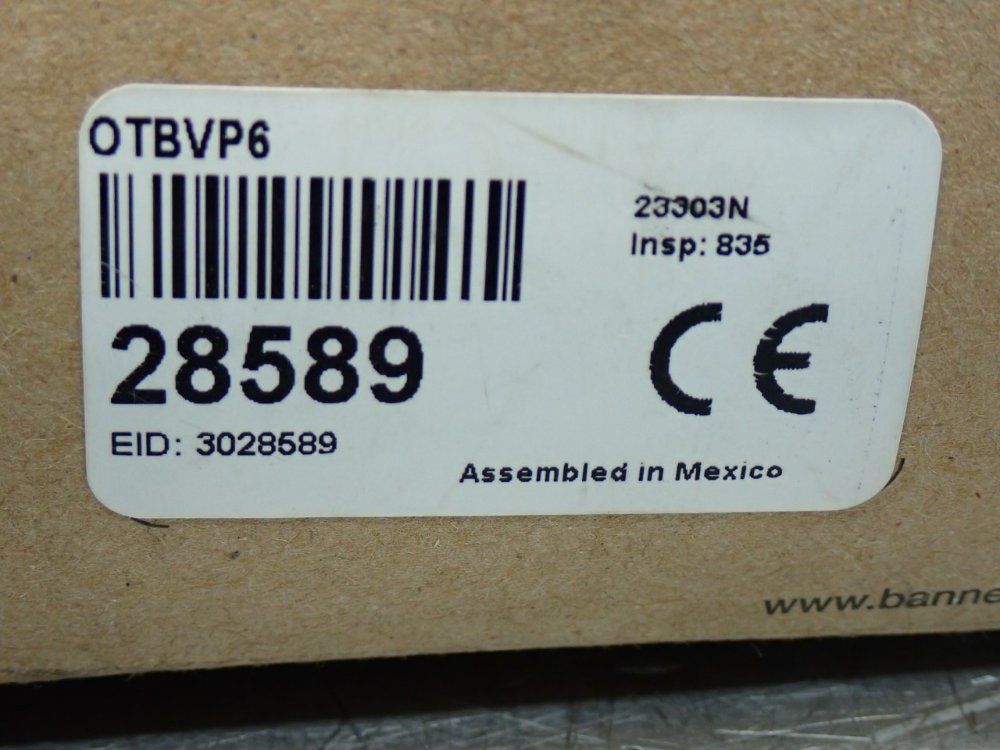 Banner Otb-series Optical Touch Button - Otbvp6