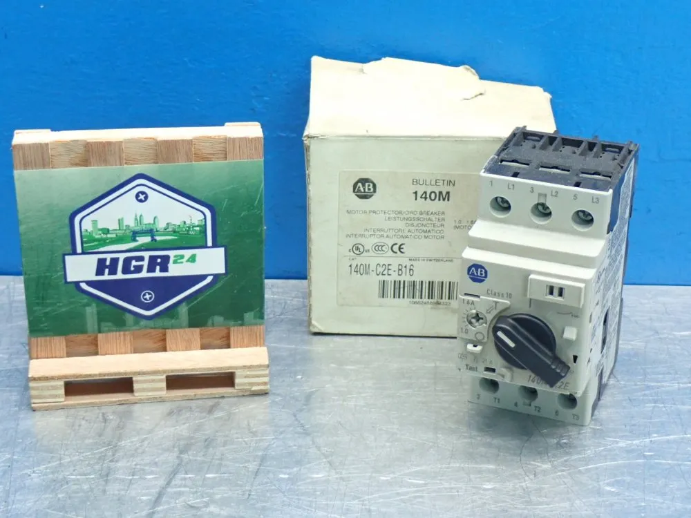 Allen Bradley Manual Motor Starter Circuit Breaker - 140m-c2e-b16