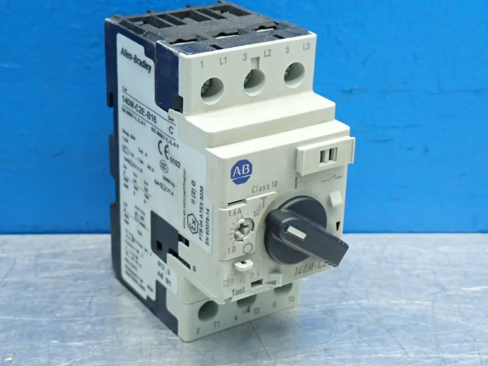 Allen Bradley Manual Motor Starter Circuit Breaker - 140m-c2e-b16