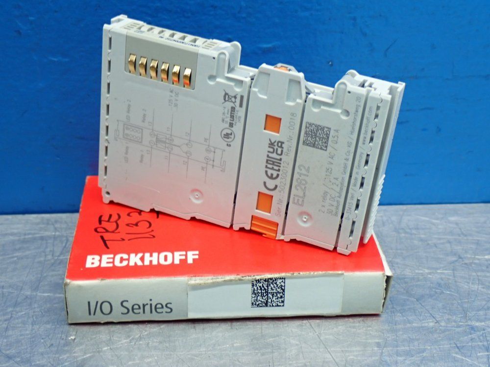 Beckhoff Ethercat 2-channel Relay Output Terminal - El2612