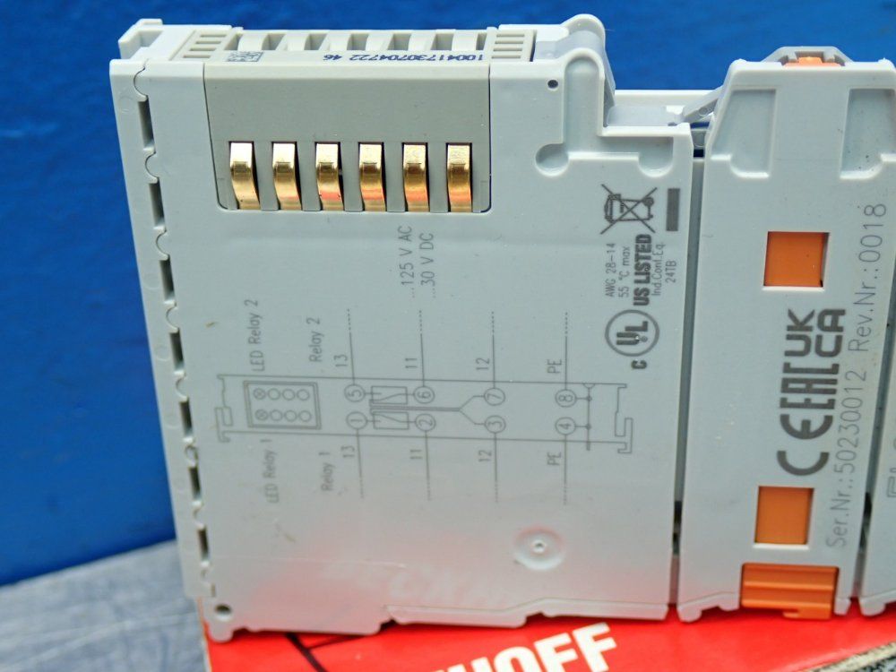 Beckhoff Ethercat 2-channel Relay Output Terminal - El2612