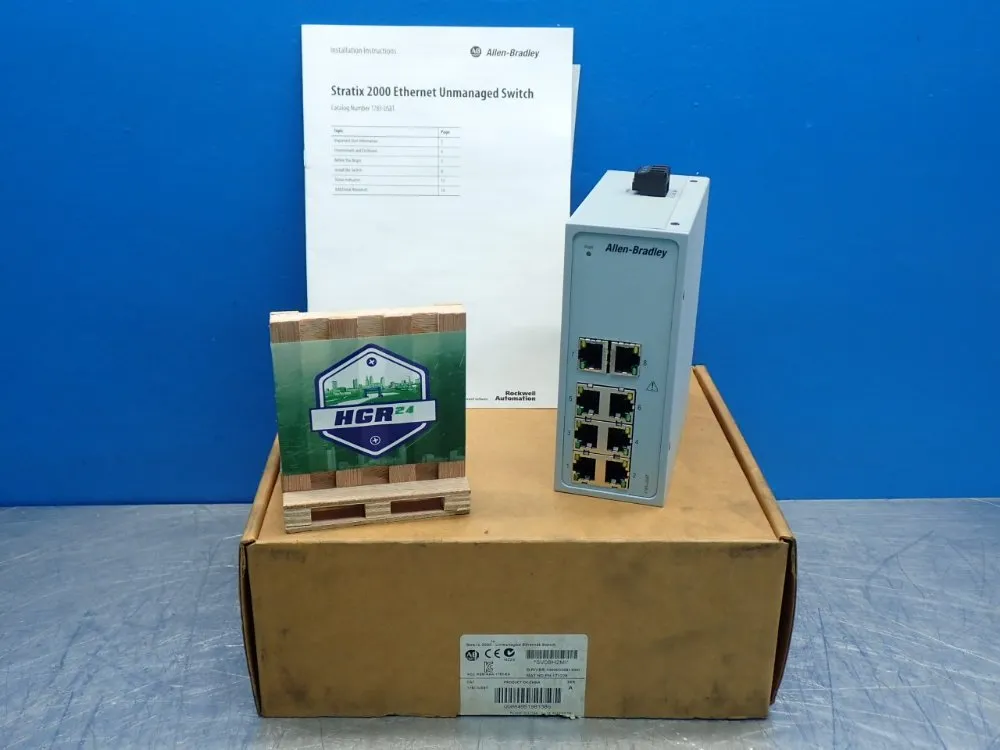Allen Bradley Stratix 2000 Ethernet Unmanaged Switch - 1783-us8t