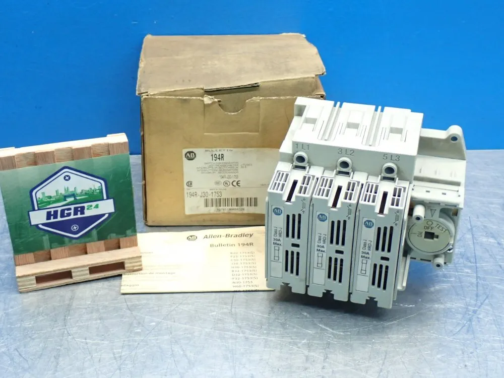Allen Bradley Fused Disconnect Switch - 194r-j30-1753