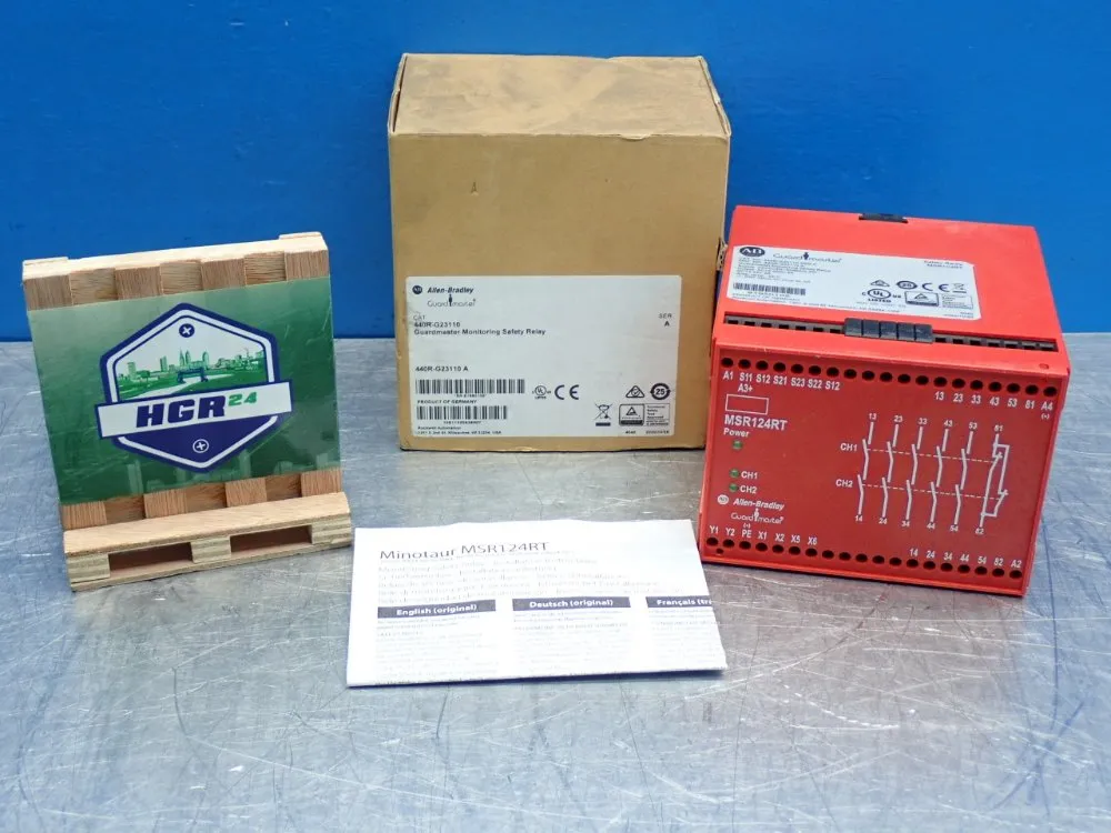 Allen Bradley Guardmaster Monitoring Safety Relay - 440r-g23110