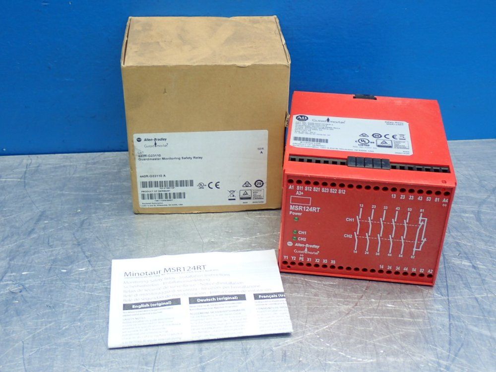 Allen Bradley Guardmaster Monitoring Safety Relay - 440r-g23110