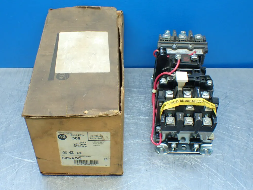 Allen-bradley Nema Size 0 Full Voltage Starter - 509-aod