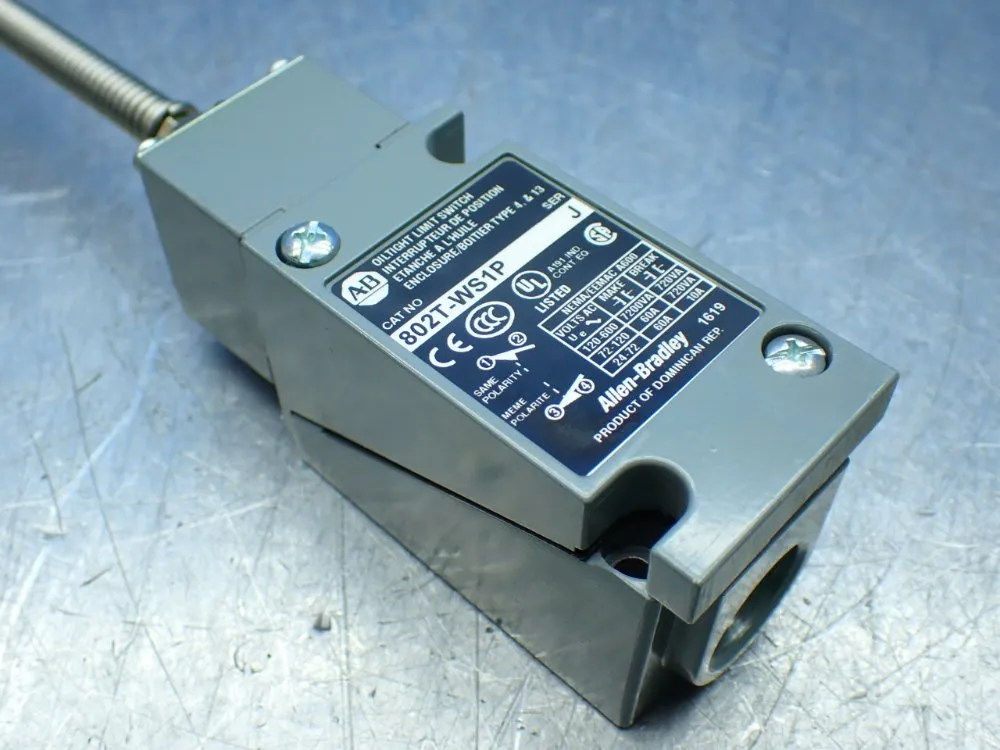 Allen-bradley Oiltight Limit Switch. Wobble Stick - 802t-ws1p