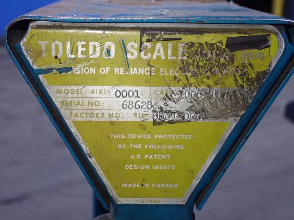 Scale 1000 Lbs - 418l 0001