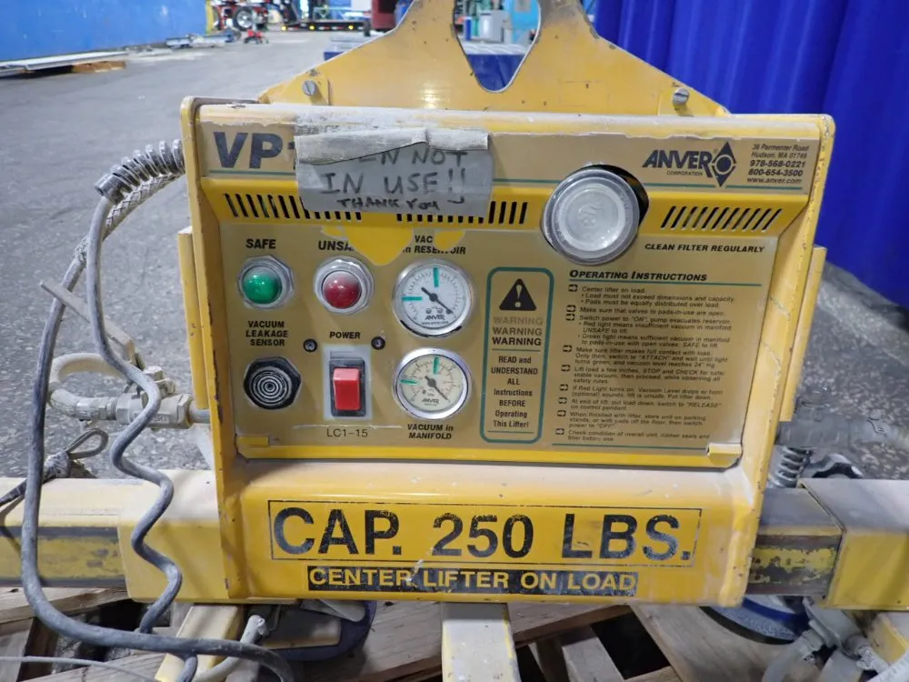 Anver 250 Lbs Vacuum Lift - E60m4-86-2/44