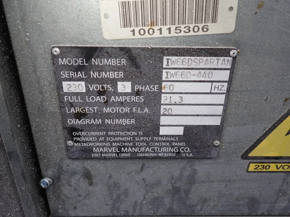 Marvel Manufacturing Co Iron Worker - Iw66d Spartan