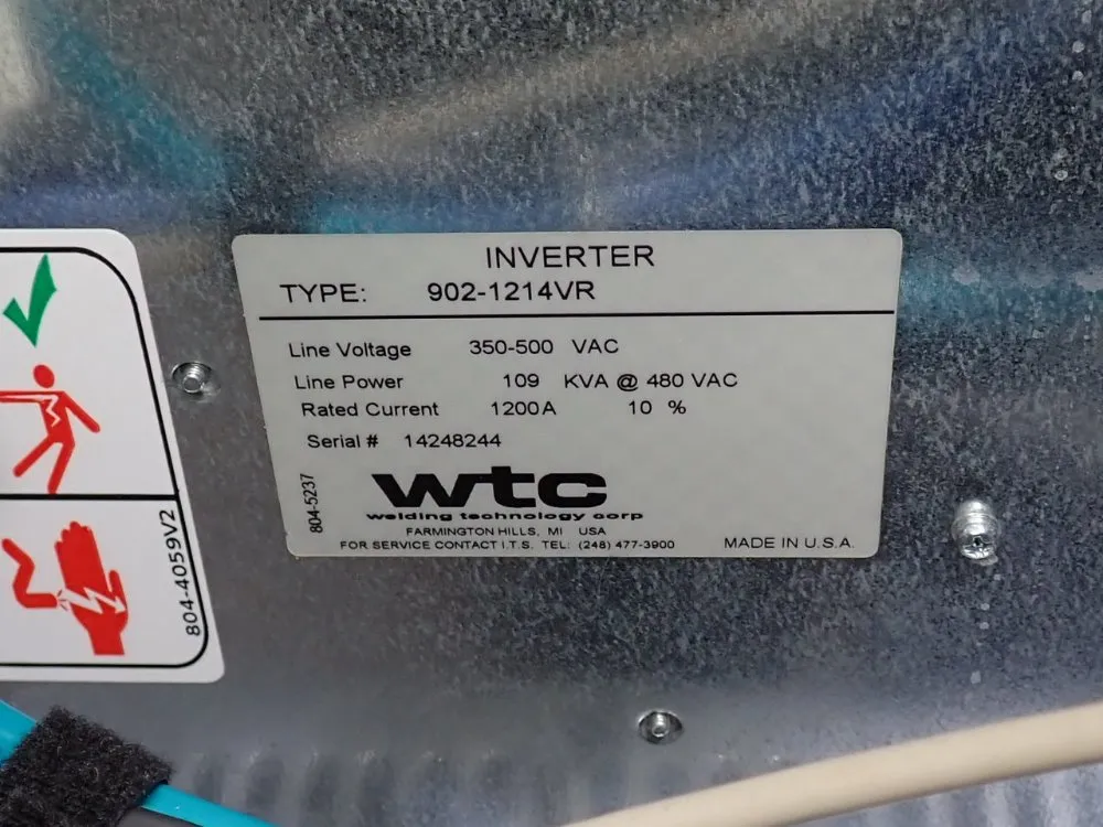 Welding Technology Corp Weld Control - 6041