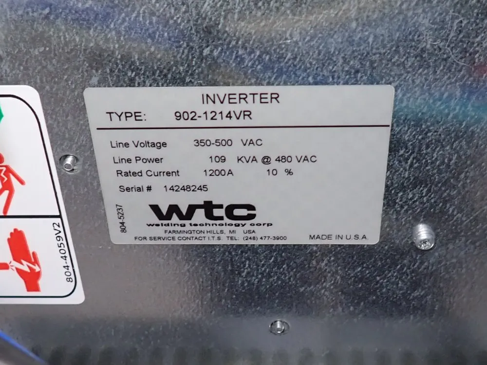 Welding Technology Corp Weld Control - 6041