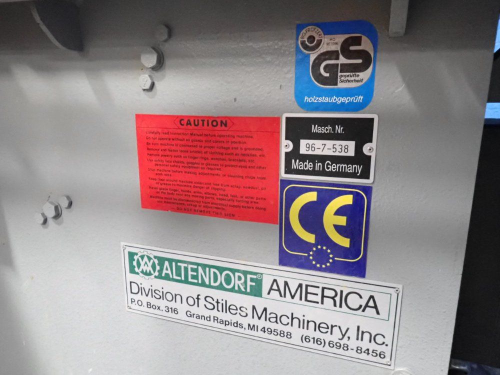 Altendorf 135" Sliding Table Saw - C45