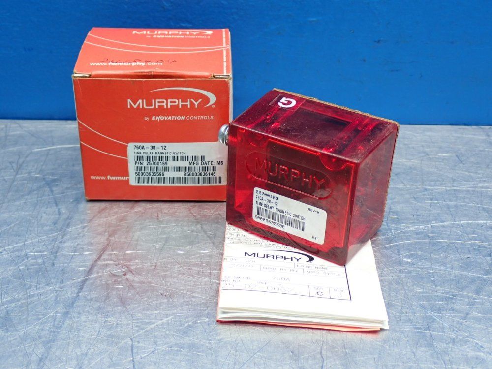 Murphy Magnetic Switch - 760a-60-12