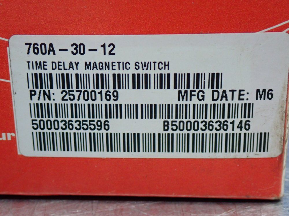 Murphy Magnetic Switch - 760a-60-12