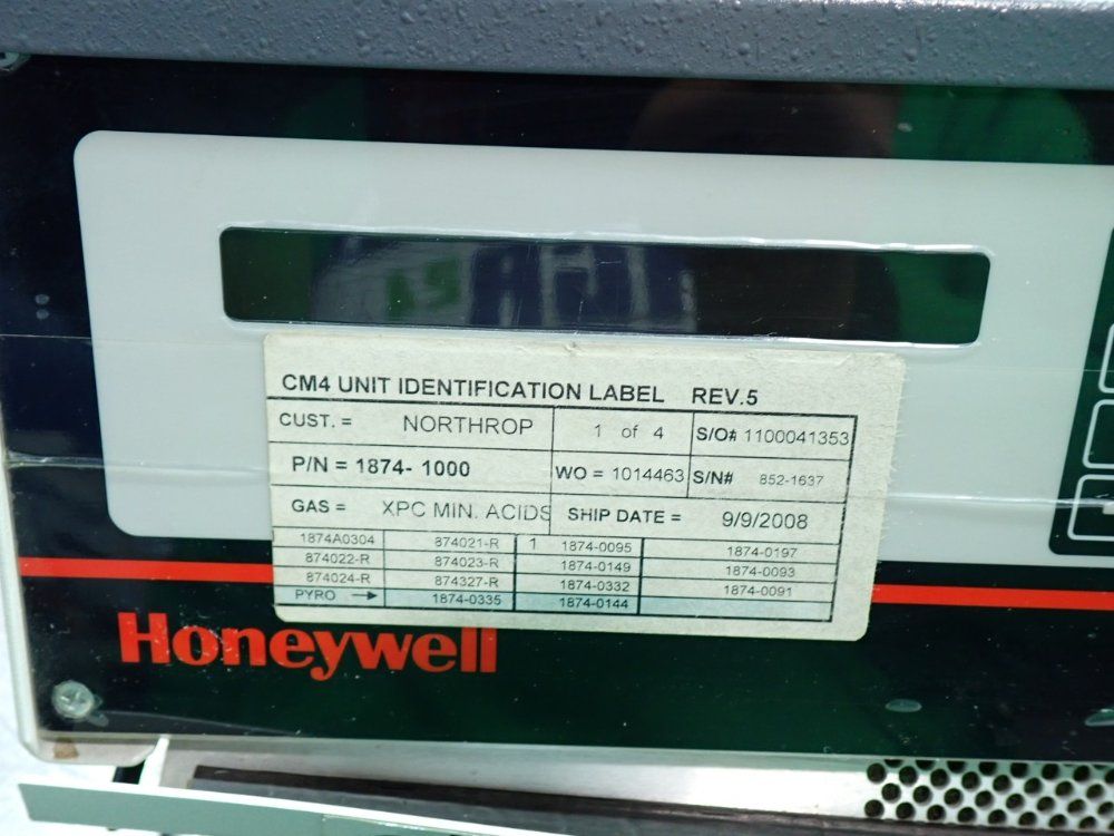 Honeywell Analytics Cm4 Toxic Gas Monitor Unit - 1874-1000