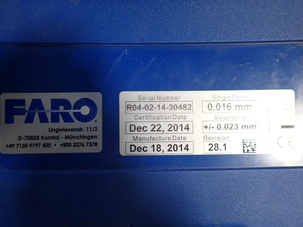 Faro Prime Measuring Arm - Prime R04