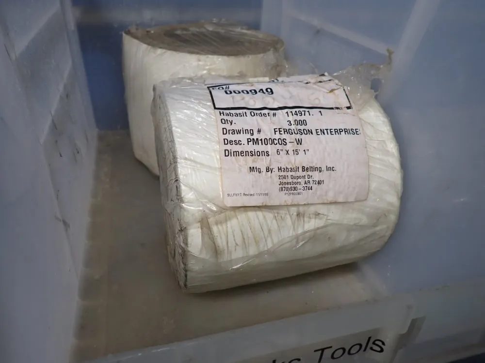 Hytrol 6" X 15' Belts - Pm100cos-w