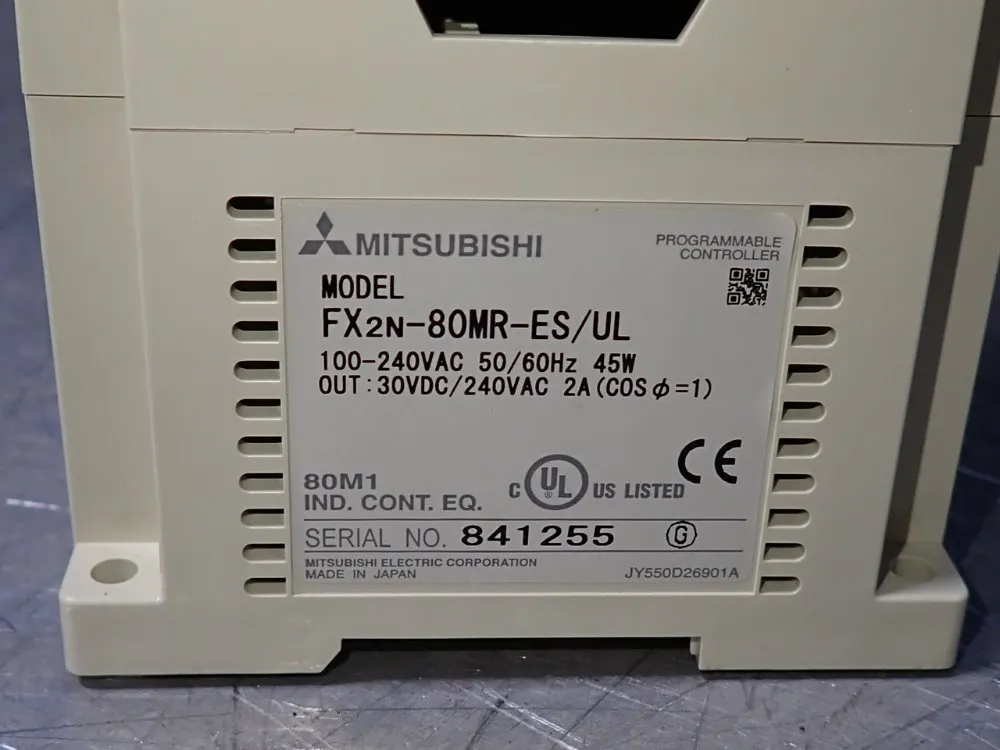 Mitsubishi Programmable Controller - Fx2n-80mr-es/ul