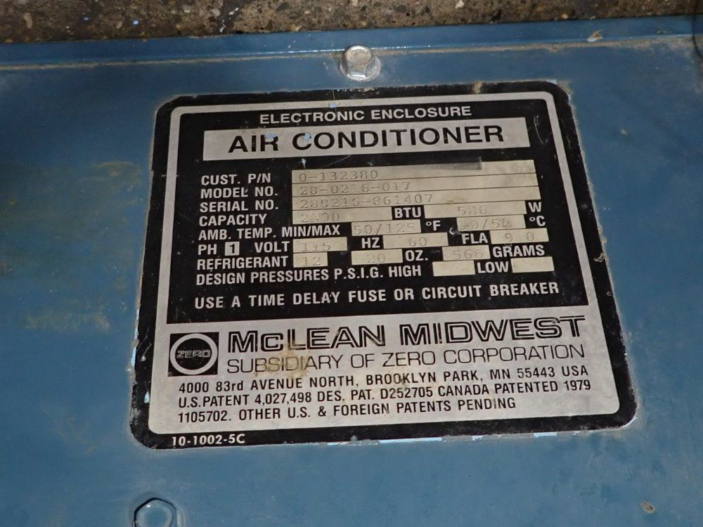 Mclean Midwest 2000 Btu Air Conditioner - 28-0216-017